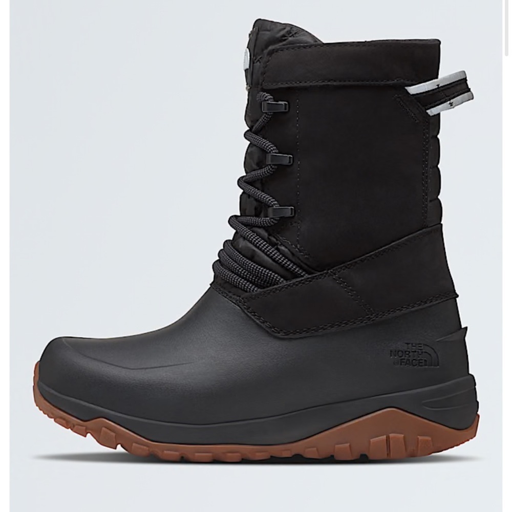 The North Face Yukiona Mid Boots Women's Winter Snow Boots Black TNF Size 8 NWT